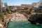 Monachile cove in the historic old town of Polignano a Mare, Italy.