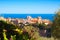 Monaco-Ville historical district surrounded by nature and the sea