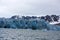 Monacobreen glacier on the island of Spitsbergen, Svalbard