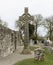 Monasterboice. The remains of an early Christian monastic settlement in Ireland.