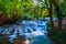 The Monasterio de Piedra park in Nuevalos, Spain, in a hundred-year-old forest full of magical waterfalls