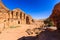 The Monastery Ad Deir monumental building carved out of rock in