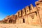 The Monastery Ad Deir monumental building carved out of rock in