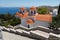 Monastery of Agios Savvas located on top of a hill above Pothia Town, the capital of Kalymnos, Dodecanese, Greece