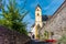 Monastery Arnstein with Jesus Monument