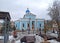 The monastery cemetery near the temple. Optina Pustyn. Kozelsk. Russia