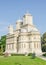 The monastery Curtea de Arges, orthodox church, outdoor courtyard.