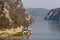 Monastery in the defile of the danube delta,romania