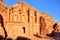 The Monastery (El Dayr) in Petra Ancient City in a Golden Sun