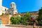 Monastery (friary) in Messara Valley at Crete, Greece.