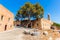 Monastery (friary) in Messara Valley at Crete, Greece