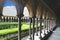 The monastery garden in the abbey of Mont Saint Michel.