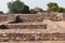 Monastery No 47, Temple and remains at ancient Buddhist monument. , World Heritage Site, Sanchi, Madhya Pradesh,