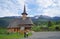 The Monastery Pietroasa Borsa, at the foot of Pietrosul Rodnei Peak.