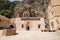 Monastery of Saint Anthony of Qozhaya, one of the oldest monasteries of the valley of Qadisha.  Valley of Qadisha, Lebanon - June