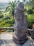 Monastery stone idol at Sanbanggulsa buddhist temple at Sanbangsan of Jeju island Korea