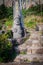 Monastery stone idol at Sanbanggulsa buddhist temple at Sanbangsan of Jeju island Korea