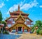 Monastic building of Wat Ratcha Monthian, Chiang Mai, Thailand