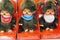 Monchhichi dolls in a toy store in Rome, Italy