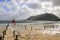 Mondello, romantic beach & sky seascape