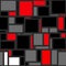 Mondrian Abstract Background Pattern