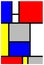 Mondrian Art Piece