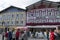 Mondsee center town street in Austria.