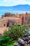 Monemvasia church and sea in Peloponnese, Greece