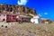 Monemvasia houses and church in Peloponnese, Greece