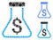 Money Alchemy Composition Icon of Spheric Items