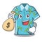 With money bag hawaiian shirt in the mascot shape