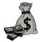 Money bag vector