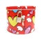 Money box piggy bank with hearts of love