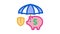 money box protection Icon Animation