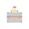 Money, Briefcase, Case, Bag  Flat Color Icon. Vector icon banner Template