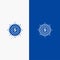 Money, Budget, Cash, Finance, Flow, Spend, Ways Line and Glyph Solid icon Blue banner Line and Glyph Solid icon Blue banner