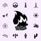 Money Burning icon. Profit icons universal set for web and mobile