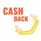 Money cash back guarantee offer service concept
