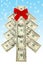 Money Christmas tree