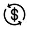 Money Circulation Line Style Icon