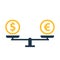 Money compare concept icon