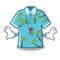 Money eye hawaiian cartoon shirts hanger behind door