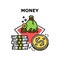 Money Finance Vector Concept Color Illustration
