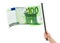 Money flag in hand