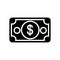 Money icon vector. Dollar illustration sign. Finance symbol. Economy logo.