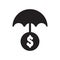 money insurance icon. Trendy money insurance logo concept on white background from Insurance collection