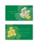 Money investment company business card