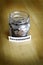 Money Jar for Savings and Investment to Increase Wealth and Riches