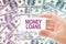 Money Loan in Dollar Banknotes