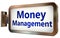 Money Management on billboard background